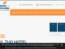 Tablet Screenshot of hotelpaloma.it
